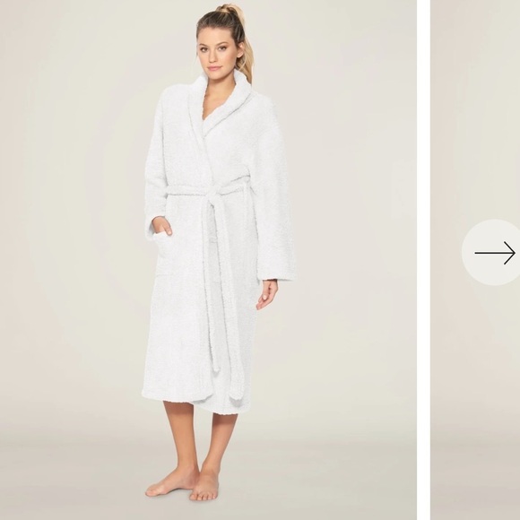 Barefoot Dreams CozyChic® Cream Adult Robe Size 1 - Picture 1 of 6